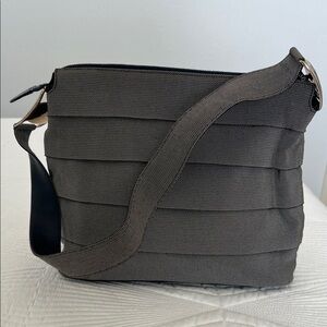 Salvatore Ferragamo Vintage Canvas Shoulder Bag